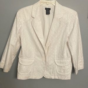 Women Jr. Eyelet Cotton lined Jacket L